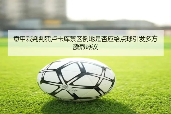 意甲裁判判罚卢卡库禁区倒地是否应给点球引发多方激烈热议